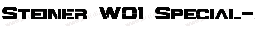 Steiner W01 Special字体转换